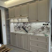 Hangmei Paint-free Solid Wood Wrapped Door Panel - 45-degree Mitered Frame, 360-degree Wrapped French-style Solid Wood Mitered Frame Cabinet Door thumbnail-2