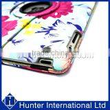 Printed Rose Garden Rotating Tablet Case For IPad 4 thumbnail-4
