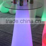 PE Plastic Bar Table With LED Light and Remote Control YXF-50120K