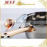 3 Layers Glass Lid Stainless Steel Steamer Pot With Welded Handles thumbnail-4