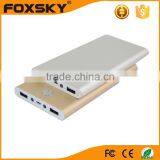 Wholesale Aluminum Portable Mobile Power Bank 12000mah Polymer Charger thumbnail-1