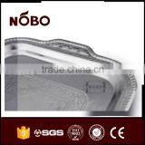 Stainless Steel Flower Embossed Food Serving Tray thumbnail-1