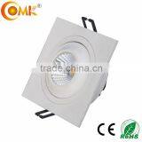 13w White Painted Square Recessed COB LED Lumi Smooth LED Downlight