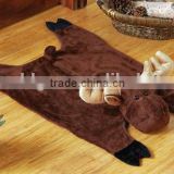 rug with animal shaped toy