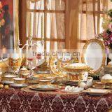 70pcs Luxury Pakistani Porcelain Dinner Set, Fine Bone China Dinner Set for 6 People thumbnail-6