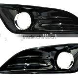 Ford New Fiesta 2013 Fog Lamp Cover, High Light Black Painted With Chromed Ring thumbnail-1