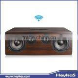 Wholesale Vintage Wooden HiFi WiFi Stereo Speaker thumbnail-1