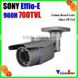 SONY 960H Exview CCD 3.6MM Board Lens 700TVL Effio-E CXD4140GG+673AKA 36IR LED OSD Menu IR Waterproof Camera thumbnail-1