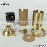 CE E27 Brass Metal Pendant Lamp Socket With Switch thumbnail-4