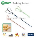 disposable 12cm bamboo appetizer party picks with nice looking