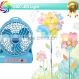 GSZ 3W mini portable electric rechargeable table handheld fan
