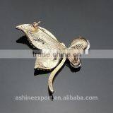 Exqusite Elegant Bulk Crystal Butterfly Wing Brooch/handmade Crystal Rhinestone Brooch thumbnail-4