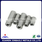 Factory supplier long hex stainless steel coupling nut