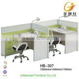 Contemporary Melamine Style Office Cubicle Workstation thumbnail-4