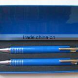Hot sale colorful metal pen case for double pens