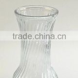 HP261 clear glass vase