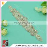 HC-3438 Hechun Rhinestone Factory Crystal Hot Fix Applique for Shoulder Decoration