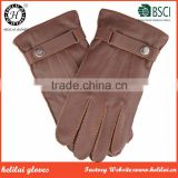 Winter Warm Men's Handsewn Deerskin Leather Driving Gloves