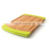 Colorfull Bamboo Chopping Cutting Board With Green Rim on Sale thumbnail-1