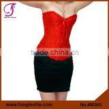 400302 Factory Directly Good Quality Satin Plus Size Sexy Corsets Bustiers Tops thumbnail-5