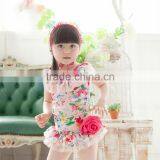 2015 new summer kids swimming suit lovely girl swimming set