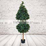 Artificial Bell Topped Bay Topiary Tree