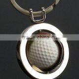 Metal Tennis Ball Sports Key Chains