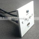 Metal Material Faceplate86x86 Wallplate Audio Video Data thumbnail-2