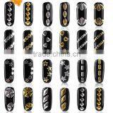 Wholesale gold metal studs nail shapes nail art decoration, nelon metal studs 3D nail art sticker decoration