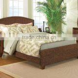Wicker Furniture Bedroom (Hand Woven by Wicker,hyacinth & Wooden Frame) thumbnail-1