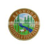 Custom Merrow Iron-on Embroidery Label for Uniform