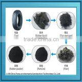 Waste tire recycling rubber powder make production line