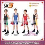 Stan Caleb Sublimated Wholesale Custom Cheap Girls Kids Wrestling Singlets for Sale Children