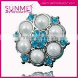 Better Than Taiwan Rhinestone Pearl Button for Clothing