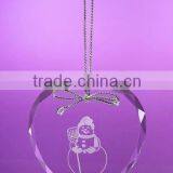 Man-made Heart Crystal Christmas Treee Small Decorations for Pendant Ornament(R-0860)