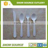 Blank Color Disposable White PP Material Plastic Cutlery Sets thumbnail-1