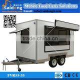 Best Quality Mobile Hot Dog Food Cart Mobile Engine Food Car With Wheel Fast Food Kiosk thumbnail-1
