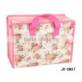 JIRONG PP Non Woven Customized Print Women Handbags Cosmetic Bag Gift Lunch Bag DM37