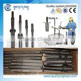 Quarry Stone Break Manpower Hand Steel Shims and Wedge