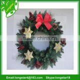 2016 Hot Sale PVC Artificial Christmas Wreath thumbnail-5