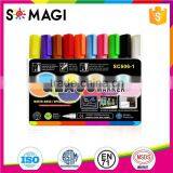 Fluorescent And Dry-Erase & Wet-Erase Liquid Marker Pen