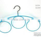 The HEAD 3 or More Cycle Blue Plastic Immersed Scarf Hangers Metal Clothing Hangers Kinds of Scarf Hangers thumbnail-1