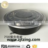 Plastic disposable microwave safe takeaway food container