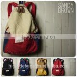 hotsale canvas backpack cotton bag