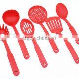 Wholesale Red 6pcs Plastic Kitchen Accessory Set