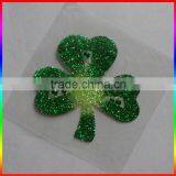 Glitter Powder Leaves Stickers Made in Guangzhou thumbnail-2