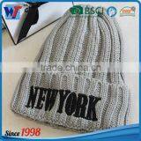 Wholesale Warm Embroidered Beanie Custom Beanie Knitted Cuff Hat thumbnail-5