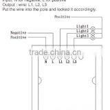 Smart Home 3 Gangs Wallpad Glass Cover Android and IOS Phone Wifi Remote Control Switch thumbnail-5