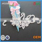Hot Sale Cheap Crystal Applique for Wedding Rhinestone Applique thumbnail-5