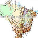 Brazil Digital Mapinfo Map for Car/Personal Tracking